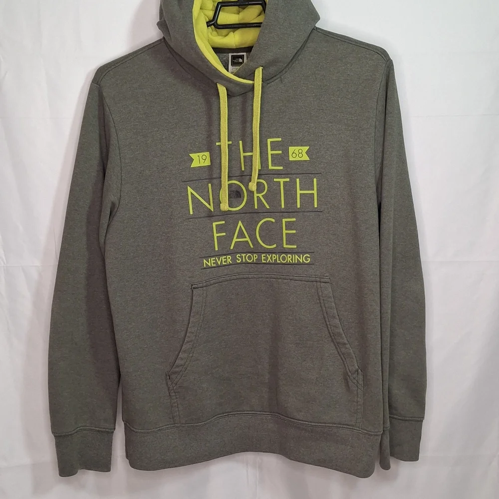 The North Face Green Hoodie size Large